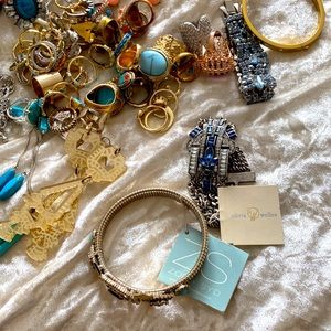 HUGE lot of statement and boho upscale costume jewelry
